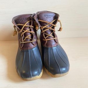 Sperry Saltwater Duck Booties Women’s Size 6